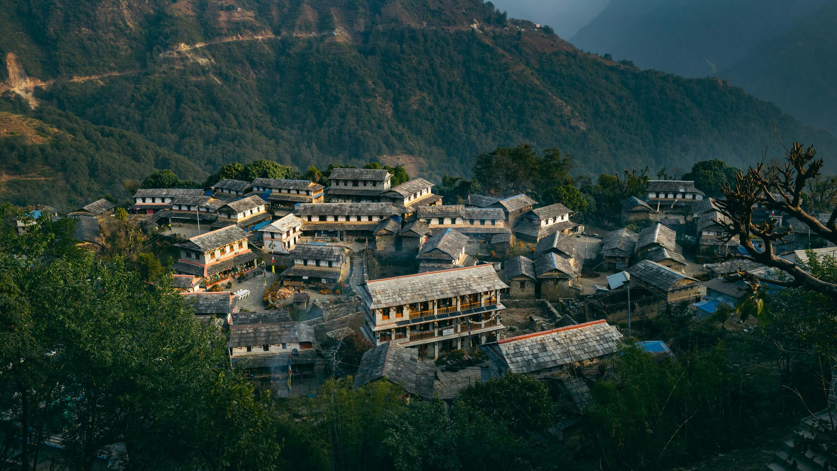 A beautiful and traditional Gurung Village of Ghandruk